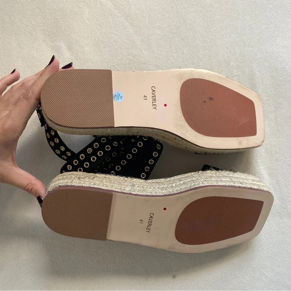 CAVERLEY Spy Espadrille Sandals Size 41/10 - Picture 6 of 9